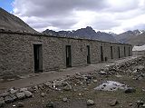 Tibet Kailash 08 Kora 22 Guesthouse Outside At the North face Here is the concrete-block style basic guesthouse across the valley from Dirapuk.